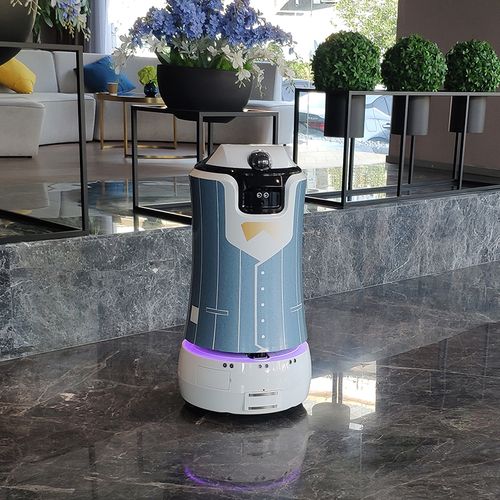 智能酒店酒店服服务机器人租赁出租自动送物快递智能机器人